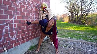 Choose Your Fate with Charlie Nasty's Big Black Cock Outdoor?