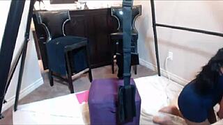 maxine plays with her dildo collection, squirting wet pussy for you