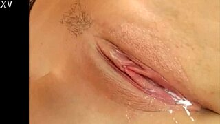 euro babe masturbating solo with natural tits blonde hair squirting milk