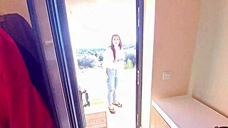 Latina maid with creamy pussy seduced in jeans and flip flops for a massage