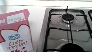 Doctor punishes patient with hot milk enema and whipping during gyno exam