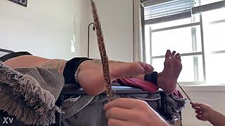 Hey, check this clown in part 1, tied up with vibrator action in HD!