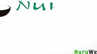 teen ebony gives her boyfriend a nuru massage and more - ameena green nade nasty 😏