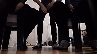 While I was masturbating to my two girlfriends, they were both doing the same to me