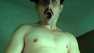 Saymon enjoying a striptease with brunette in compilation