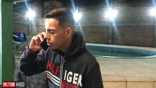 blonde milf gives ass to tattooed friend in hardcore anal fucking