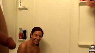 Misty rips clothes in bath! Blowjob close up!