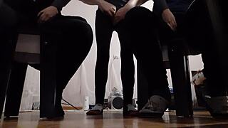 While I was masturbating to my two girlfriends, they were both doing the same to me