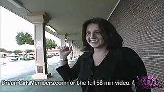 Pregnant Flashing with Sexy Oil Rub Down