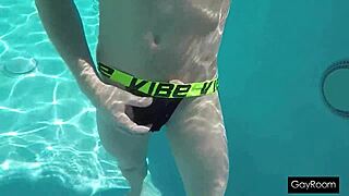 i'm the poolboy getting bbc shoved up my ass, licking and fucking hard