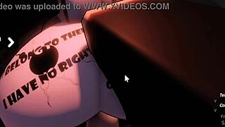 She was annoying, so I punished her as a bot in Roblox.