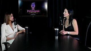 client just wants masturbation show, vitoria vonteese in sheer red loves anal after european trouble