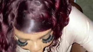 Why is the sexiest Colombian stepmom creampieing her stepson behind husband's back?