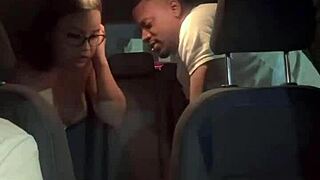 Hot Asian Wife Fucks App Driver Bareback in Front of Cuckold Husband