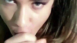 Briana Moon sucks big cocks.