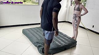 Boy Earns Reward By Fucking Two Milfs Hard In Lingerie