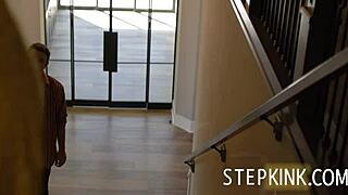 Bound Blonde Teen Pornstar In BDSM Bondage Gets Hardcore Cock And Handjob!