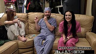 blaire celeste sucks dick and gets her pussy blasted with cum