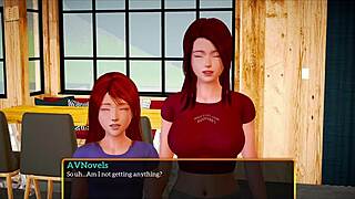 मेरा न्यू फैमिली गेम रेडहेड मिल्फ और ब्रूनेट के साथ