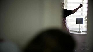 eating naughty blonde with two big cocks 😈