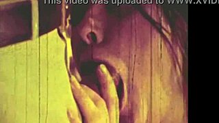 White slut in satin gets blowjob and doggystyle