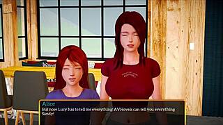 मेरा न्यू फैमिली गेम रेडहेड मिल्फ और ब्रूनेट के साथ