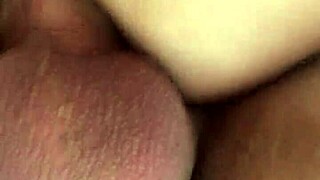 Blonde's pink pussy in motel.