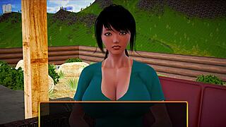 मेरा न्यू फैमिली गेम रेडहेड मिल्फ और ब्रूनेट के साथ