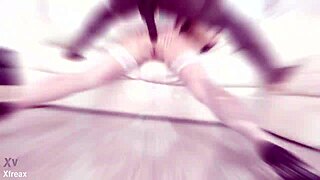 angie moon gets balls deep anal from five bbc with rough manhandling