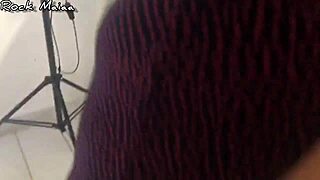 Jojo gags on cock, deepthroat and anal 😈