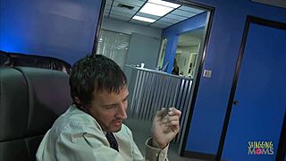 Blonde Milf With Big Tits Fucks Boss In Office