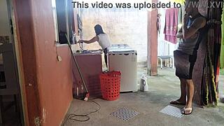 My wife left, and the maid couldn’t resist my hard cock!