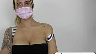 i clean my boss's dick with my big tits to get paid more, then he fucks me doggystyle and missionary