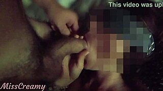 At the swingers club, is that my stepdaughter flashing and getting her mouth and pussy fucked?