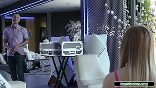 18yo Stepsis Sucks Stepbro’s Huge Cock to Borrow His Car