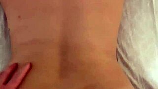 trailer trash hooker flaunts big phat ass before sucking and riding cowgirl.