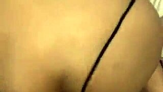 an asian teen gives a blowjob after a party and rides twice.