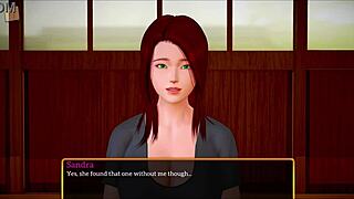 my new family scene 377 with redhead and small tits in a game