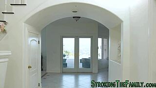 Latin teen interacts with stepbrother in taboo family scenario involving blowjob.