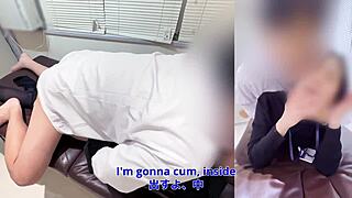 making my strict coworker practice sex during lunch break feels wild