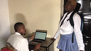 Corrupt Teacher Bangs Sex-Starved Student with Huge Curves