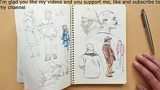 Quick Sketch Of Doggy-Style Foot Fetish In My Sketchbook