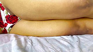 Sharing a bed with a horny teen step-sister leads to rough fucking her wet pussy and big ass