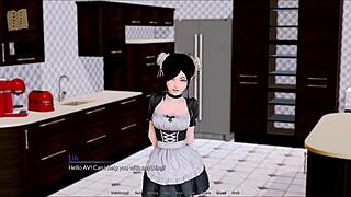 exploring the harem hotel in this game adventure with 18+ themes