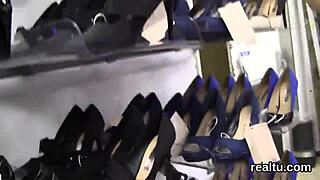 flawless czech teen 18+ got teased in hypermarket and penetrated in pov