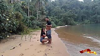 Feeling the rough anal sex on the high seas with my sexy Latina partner.