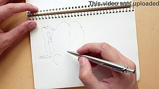 Quick Sketch Of Doggy-Style Foot Fetish In My Sketchbook