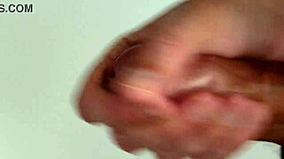 Close-up of solo masturbation session