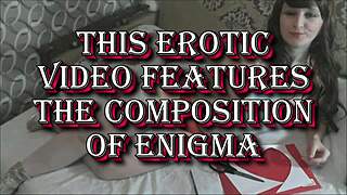 sexy milf fingers herself in bedroom wearing stockings and lingerie