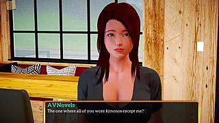 my new family scene 377 with redhead and small tits in a game